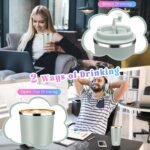 Hwawhin 17oz Insulated Travel Coffee Mug with Flip Lid – Leakproof Stainless Steel Insulated Coffee Tumblers, Reusable Coffee Cup for Hot & Cold Drinks, Perfect for Camping & On-the-Go - Image 7