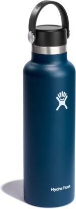 Hydro Flask Water Bottle - Insulated Stainless Steel - Non Spill, Leakproof in 21 Oz Indigo Blue - Image 3