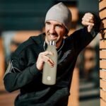 Insulated Metal Water Bottle, 18 oz Stainless Steel Leak-Proof Gym Water Bottle with Lid for Men Women (Khaki) - Image 5