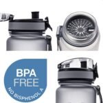 Embrava Sports Water Bottle - 32oz Large - Fast Flow Quick Sip Lid - BPA & BPS Free - Leakproof, Flip Top - Lightweight & Sturdy Tritan Plastic - Strainer for Fruit & Ice - Image 4