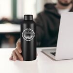 16 Pack Stainless Steel Insulated Water Bottle 17oz Blank Double Wall Vacuum Thermal Sports Bottle Personalized Powder Coated Bulk for Laser Engrave, Black - Image 5