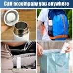 Mini Water Bottle, 5oz Stainless Steel Insulated Mini Water Bottle, Portable Insulated Water Bottle, BPA-Free Double Wall Vacuum Keep Hot & Cold Cute Leak Proof, Stainless Steel (With Cup Brush) - Image 4