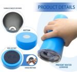 YOUKE OLA 16 Pack Skinny Tumblers 20oz Bulk Straight Stainless Steel Double Wall Vacuum Insulated Tumbler with Lid and Straw & Silicone Base for Travel, DIY, 16 Colors - Image 4