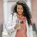 20 oz Tumbler with lid Double Wall Vacuum Insulated Tumblers Stainless Steel Coffee Mug Travel Coffee Tumbler Powder Coated Tumbler Cup Keep Hot&Cold - (Stainless 1 Pack) - Image 3