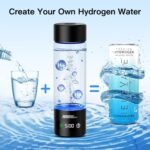 Hydrogen Water Bottle with LED Display, 3000ppb Portable Hydrogen Rich Generator with SPE/PEM Technology in 5-Minute Electrolysis, for Home Office Travel & Fitness - Image 6