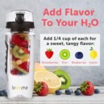 Brimma Fruit Infuser Water Bottle - 32 oz Large, Leakproof Plastic Fruit Infusion Water Bottle for Gym, Camping, and Travel - Image 7