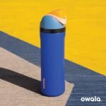 Owala FreeSip Insulated Stainless Steel Water Bottle with Straw, BPA-Free Sports Water Bottle, Great for Travel, 32 Oz, Very, Very Dark - Image 6