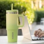 BJPKPK Insulated Tumblers With Handle And Straw 30 oz Stainless Steel Tumbler Cups With Lid,Mint - Image 5