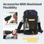 64 oz Insulated Water Bottle with Straw (Cold for 48 Hrs), Half Gallon Stainless Steel Triple Wall Vacuum Sports Water Jug, Leakproof Hydro Cup Flask with Straw Spout Lids & DIY Stickers - Image 4