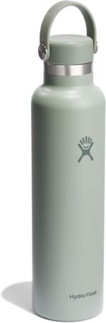Hydro Flask Water Bottle - Insulated Stainless Steel - Non Spill, Leakproof in 24 Oz Agave Green - Image 3