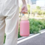 BJPKPK Half Gallon Insulated Water Bottles, 64oz Water Jug with Metal Handle & BPA Free Spout Lid, Dishwasher Safe Flasks, Large Stainless Steel Gym Sport Jugs, Pink - Image 6