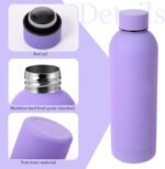 Bokon 10 Pcs Stainless Steel Water Bottle Bulk Valentines Employee Week Gifts School Double Layer Vacuum 17 oz Small Mouth Sport Insulated Metal Teacher Reusable Flask Leakproof Lid - Image 4