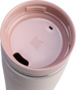 STANLEY Cafe To Go Travel Mug 20 oz | Leakproof Two-Part Drink Through Lid | Tumbler Cup for Coffee, Tea and Drinks | Insulated Stainless Steel Coffee Mug | BPA-Free | Rose Quartz - Image 3