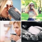 CS COSDDI 12 oz Stainless Steel Vacuum Insulated Tumbler - Coffee Travel Mug Spill Proof with Lid - coffee Cup for Keep Hot/Ice Coffee,Tea and Beer (Tibetan blue) - Image 5