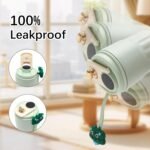 Portable Coffee Mug, Stainless Coffee Tumbler With Temperature Display, Smart insulated coffee mug with lid fot Summer Cold Storage Car (Gradient Green) - Image 6