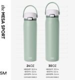 Simple Modern Mesa Sport Water Bottle with Covered Chug Lid | 24oz Cup Holder Friendly Insulated Stainless Steel Bottle for Gym, Sports and Travel | Willow - Image 6
