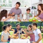 Metal Cup, 19 oz Insulated Tumbler, 4 Pack Double Wall Unbreakable Stackable Water Tumblers Premium Insulated Stainless Steel Cups Drinking Glasses for Home Travel Camping Outdoor - Image 6