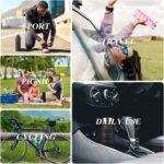 Nefeeko Collapsible Water Bottle, Reuseable BPA Free Silicone Foldable Water Bottles for Travel Gym Camping Hiking, Portable Leak Proof Sports Water Bottle with Carabiner - Image 4