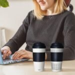 Copco 5237160 Reusable, Insulated Double Wall Travel Mugs 16-ounce White/Black , 2 Count ( Pack of 1) - Image 4