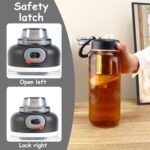 34oz tea bottle with infuser - Large Capacity Glass Water Bottle, With Time Mark, Stainless Steel Tea Strainer,Sleeve, BPA Free,For hot or cold drinks, coffee, tea and water - Image 6