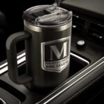 Gifts for Men, Initial 40oz Tumbler with handle and straw, Best Father's Day Gift, Personalized Birthday Gifts for Men, Dad, Grandpa, Husband,The Man The Myth The Legend Cup for Coffee (M) - Image 7