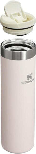 Stanley AeroLight Transit Bottle 20 oz | Locking Drink Through Lid | Leak Resistant Water Bottle or Coffee Travel Mug | Lightweight Insulated Stainless Steel | BPA-Free | Rose Quartz - Image 3