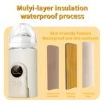 Upgrade Portable Bottle Warmer for Travel, 6 Temp with Smart Temperature Control & Night Light Display, Fast Warming, Long-Lasting Warming up to 5-8H, Comfortable Baby Feeding On The Go (6000mAh) - Image 6