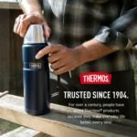 THERMOS Stainless King Vacuum-Insulated Beverage Bottle, 68 Ounce, Matte Steel - Image 5