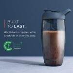 Promixx Pursuit Protein Shaker Bottle (24 oz) – Silent No-Ball Mixer, Leak-Proof Lid, BPA/BPS & Phthalate-Free ECOZEN – Easy-Clean Shaker Cup for Protein Shakes, Pre & Post-Workout Smoothies - Image 6