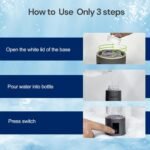 Hydrogen Water Bottle Generator 2024, PEM/SPE Electrolysis Hydrogen Water Technology, 4000+ PPB, LED Display, Hydrogen Water Ionizer Machine, Hydro Generator, Gifts for Men and Women - Image 6