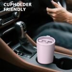 TILUCK 20 oz Tumbler with Lid, Vacuum Insulated Stainless Steel Coffee Mug, Double-Walled Travel Tumbler for Hot and Cold Drinks(LightPurple, 20oz) - Image 5