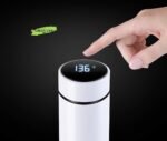 GreenLife Smart Water Bottle with LED Temperature Display, Thermostat Double Wall Vacuum Insulated Water Bottle, Cold 36 Hrs, Hot 24 Hrs, BPA-Free, Leak Proof, for Travel & Outdoor (White). - Image 4