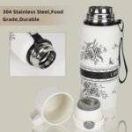 Vacuum Insulated Stainless Steel Cup, 20 oz - Leak-proof lid for hot and cold beverages and fits most cup holders. Coffee Cup, Christmas, Thanksgiving, Gift Set. - Image 5