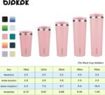 BJPKPK 22oz Tumbler With lid And Straw Stainless Steel Travel Coffee Mug Insulated Tumblers Cups,Light Pink - Image 5