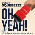 Rolling Sands USA Made 24 oz Sports Squeeze Water Bottles, 8 Pack, BPA-Free, Easy Drink One Way Flow Valve, Fits Most Bike Cages, Dishwasher Safe, Durable, Reusable and Lightweight, Red - Image 5