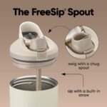 Owala FreeSip Tumbler - Stainless Steel - 40-oz. - Tan (Lightly Toasted) - Image 3
