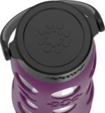Lifefactory 22-Ounce BPA-Free Glass Water Bottle with Classic Cap and Protective Silicone Sleeve, Plum - Image 6