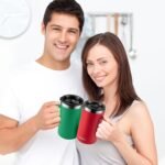 KXIAOCHEN 20oz Insulated Coffee Mug with Lid, Stainless Steel Coffee Cup, Double Wall Vacuum Coffee Tumbler with Handle, Premium Thermal Travel Coffee Mug (Navy Blue) - Image 5