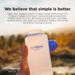 Nalgene Leak Proof Tritan BPA-Free Water Bottle - 32 oz Narrow Mouth - Made in the USA for Outdoor Use & Daily Hydration (Grey) - Image 6