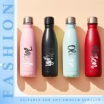 6 Sheets UV DTF Cup Wrap Name Decals for Tumblers Waterproof Custom Vinyl Lettering Alphabet Stickers Personalized Name Decals for 14-40oz Tumbler Cups Water Bottle DIY (Silver) - Image 5