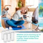 Maxcheck 30 Pieces Water Bottle Bulk 17 oz Plastic Sports Water Bottles Bulk with Handle Strap Lightweight Leakproof Drink Flip Top for Adults Fit Gym(Classic Style,White) - Image 5