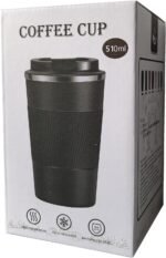 17oz Travel Coffee Cups Insulated Mug Thermal Tumbler to Go with Lid Leak Proof Reusable Stainless Steel Coffee Mug Spill Proof for Hot and Iced Cold Drinks (Blue, 510ml) - Image 5