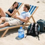 Dicunoy 2 PCS 1 Gallon Water Jug, Plastic Gallon Water Bottle with Handle, Sturdy Round Reusable Water Jug for Gym, Sports, Office, Camping, Outdoor, Refrigerator - Image 7