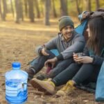Dicunoy 2 PCS 1 Gallon Water Jug, Plastic Gallon Water Bottle with Handle, Sturdy Round Reusable Water Jug for Gym, Sports, Office, Camping, Outdoor, Refrigerator - Image 9