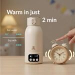 Portable Bottle Warmer 17oz – Baby Bottle Warmer for Breast Milk & Formula, Fast Heating with Smart Temperature Control, Long Battery Life, Cordless for Travel, Car & Outdoor Baby Feeding - Image 4