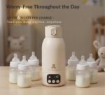 Portable Bottle Warmer 17oz – Baby Bottle Warmer for Breast Milk & Formula, Fast Heating with Smart Temperature Control, Long Battery Life, Cordless for Travel, Car & Outdoor Baby Feeding - Image 7