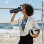 24oz Insulated Water Bottle| Double-Wall Vacuum Stainless Steel, Wide Mouth Design, Leak-Proof Reusable Bottle for Gym, Sports & Daily Hydration - Black - Image 6