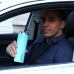 BJPKPK Skinny Tumbler with Lid 20 oz Stainless Steel Vacuum Insulated Double Wall Travel Coffee Water Tumblers Cup,White - Image 5