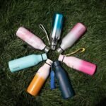 BJPKPK Insulated Water Bottles, 18 oz Stainless Steel Metal Water Bottle with Strap, BPA Free Leak Proof Jugs,Mugs,Flasks, Reusable Thermal Flasks for Sports & Travel, Caribbean Sunrise - Image 6