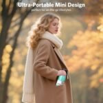 12 oz Stainless Steel Vacuum Insulated Bottle w/Strap Lid, Seafoam - Image 6